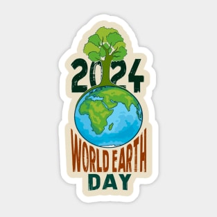 Harmony with Nature, Earth Day Every Day Sticker